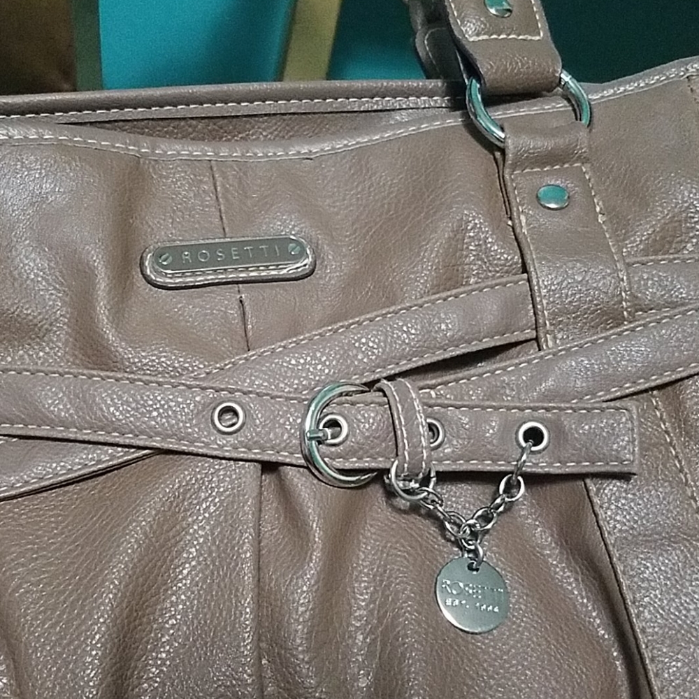 Rosetti light brown purse